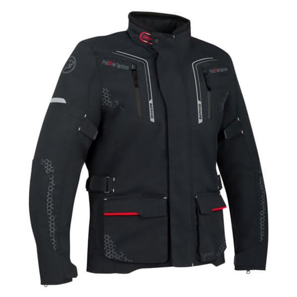 Image of BERING ALASKA LAMINATE JACKET - BLACK