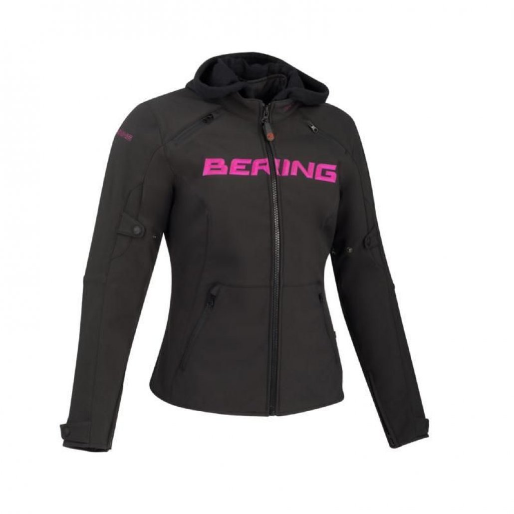 Image of BERING LADY DRIFT JACKET - BLACK/PINK