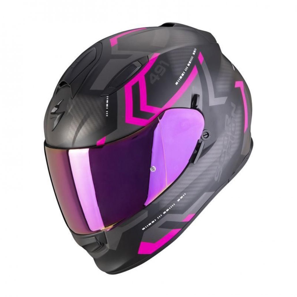 Image of SCORPION EXO 491 SPIN - MATT BLK PINK