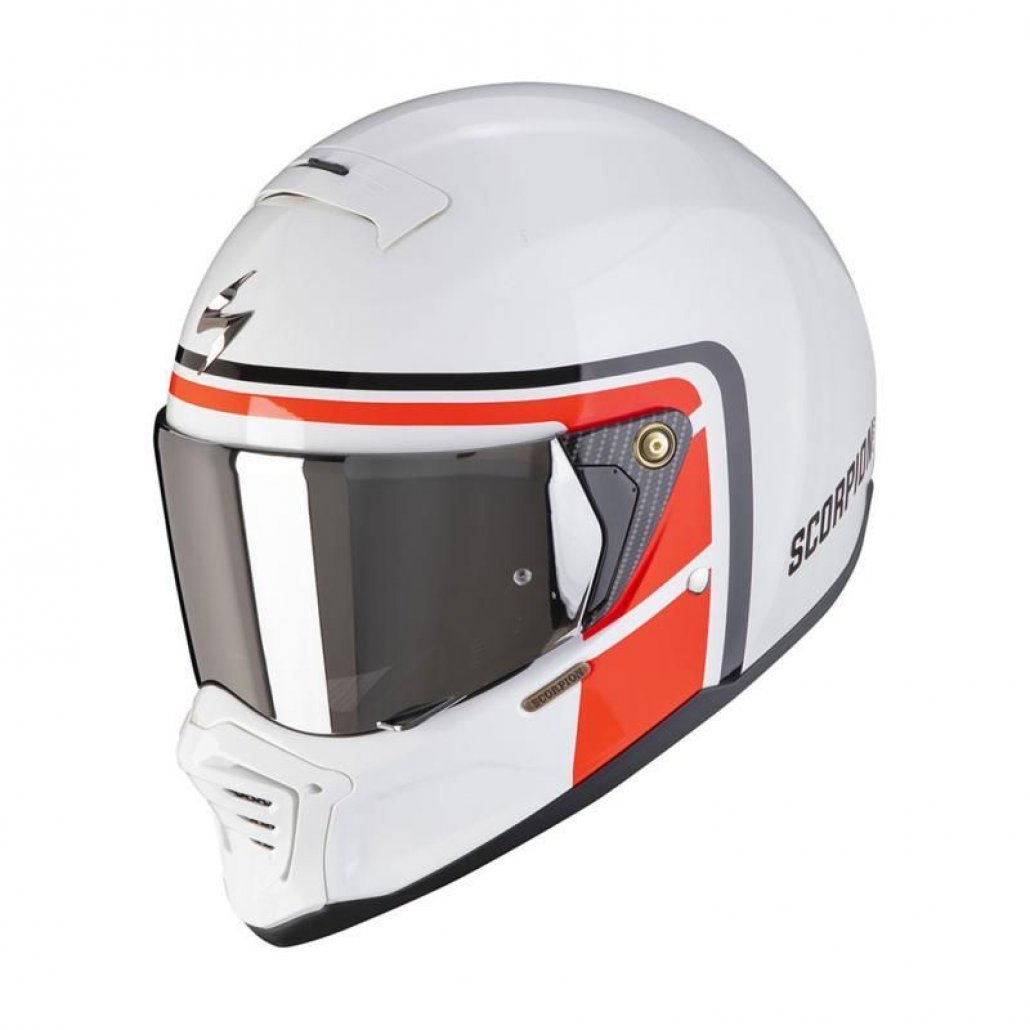 Image of SCORPION EXO HX-1 - NOSTALGIA WHT/RED