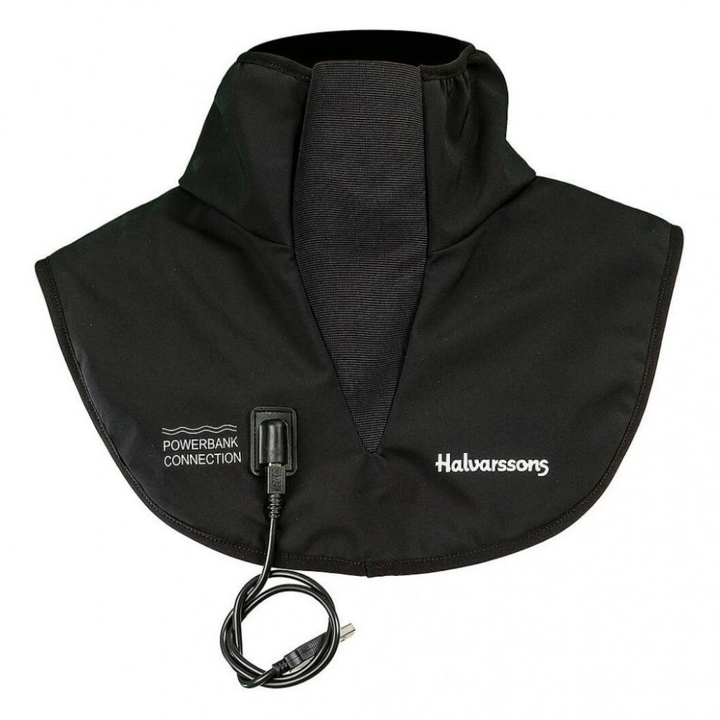 Image of HALVARSSONS POWER BANK HEATED COLLAR - BLACK