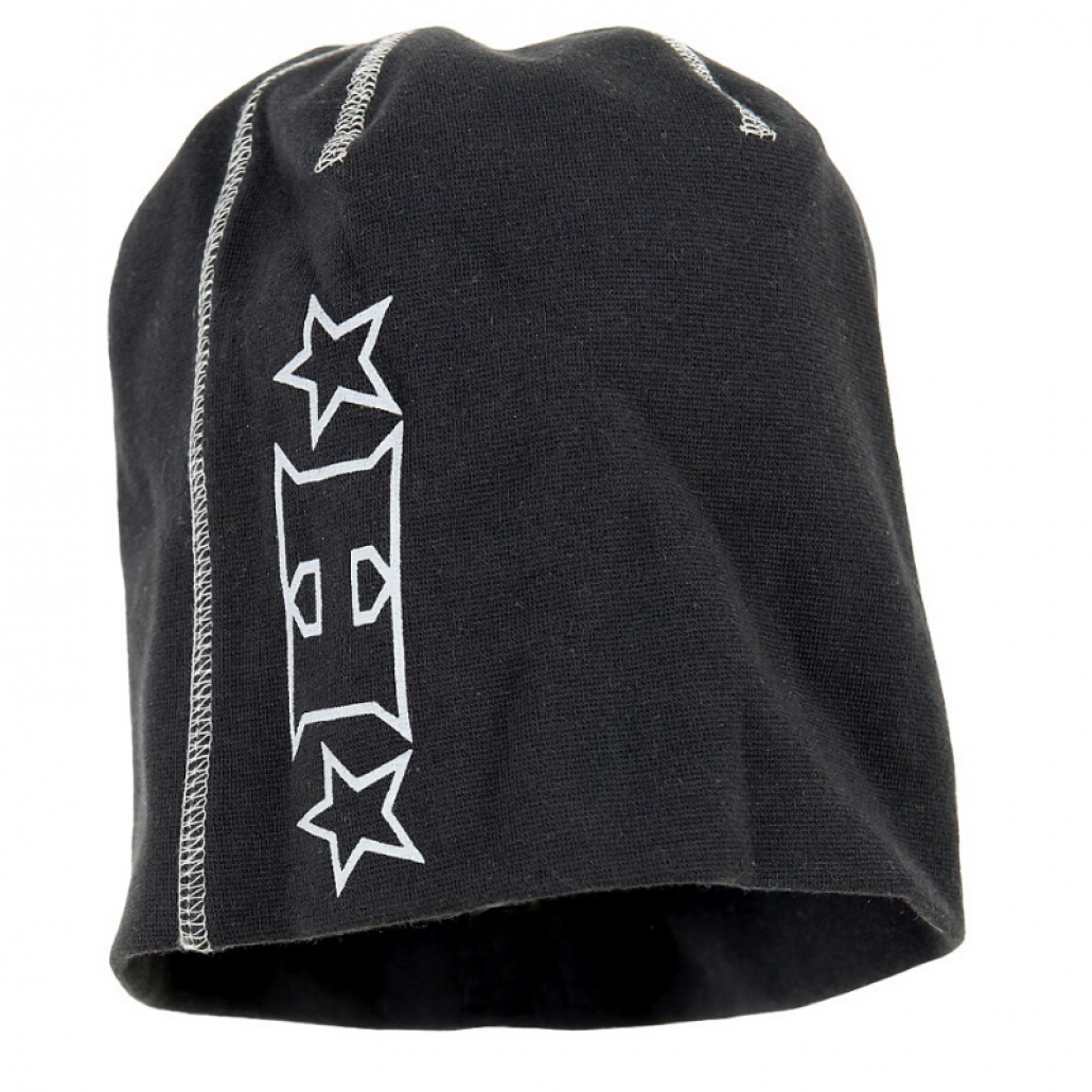 Image of HALVARSSONS TOP BEANIE HAT - BLACK