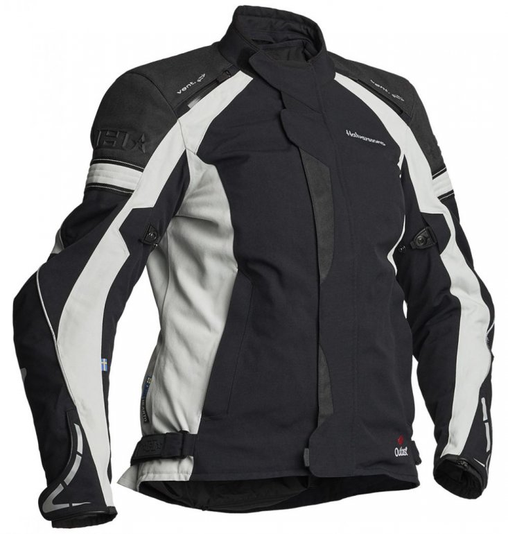 Image of HALVARSSONS LADY WALKYRIA LAMINATE JACKET - BLACK/GREY