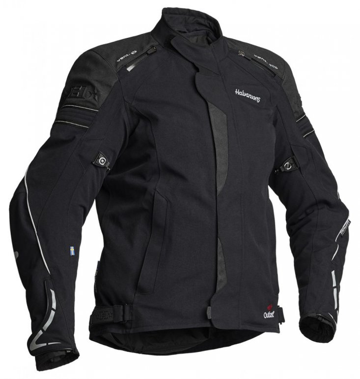 Image of HALVARSSONS LADY WALKYRIA LAMINATE JACKET - BLACK 