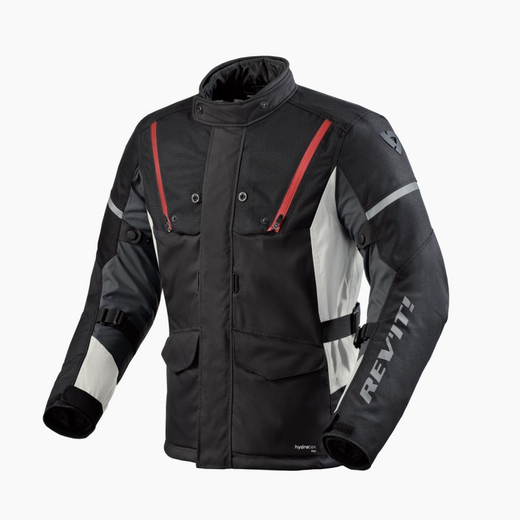 Image of REVIT HORIZON 3 H20 JACKET - BLK/RED