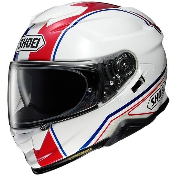 Image of SHOEI GT AIR 2 PANORAMA TC10 - WHITE/RED/BLUE