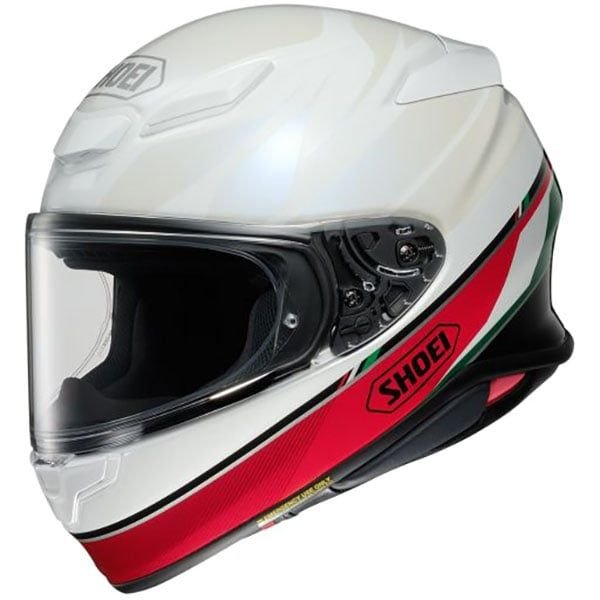 Image of SHOEI NXR 2 NOCTURNE TC4 - WHITE/GRE/RED