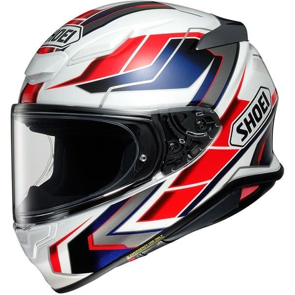 Image of SHOEI NXR 2 PROLOGUE TC10 - WHITE/RED/BLU