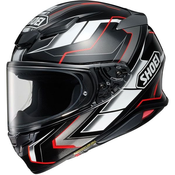 Image of SHOEI NXR 2 PROLOGUE TC5 - BLK/WHI/RED