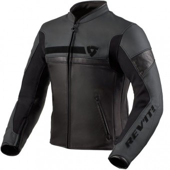 REVIT MILE LEATHER JACKET - BLACK image