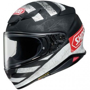 SHOEI NXR 2 SCANNER TC5 - MATT BLK/WHI/RED image